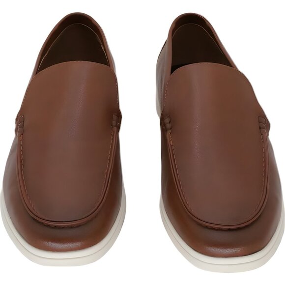 Alfani Men's Tan Faux Leather Loafers - Porter Style, Size 11 - Picture 5 of 6